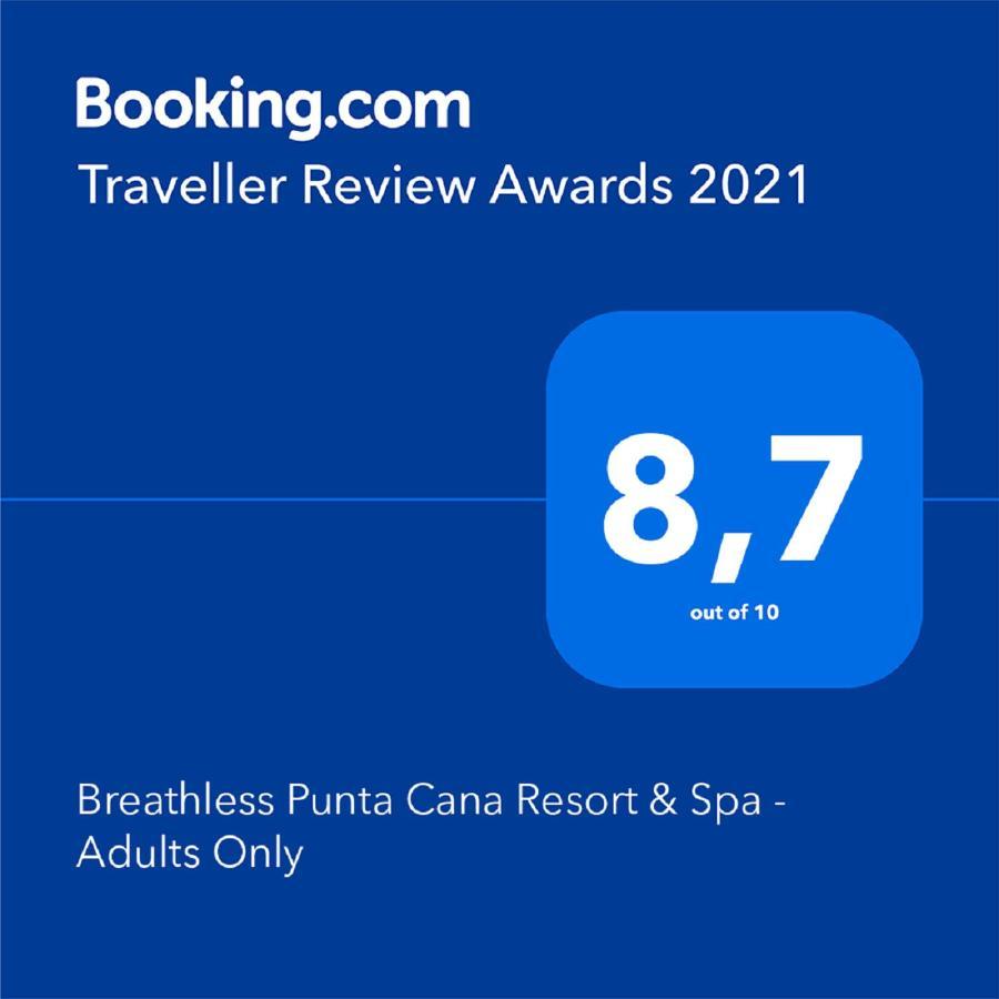 Breathless Punta Cana Resort & Spa (Adults Only) Exteriér fotografie 2021 TripAdvisor Certificate of Excellence
