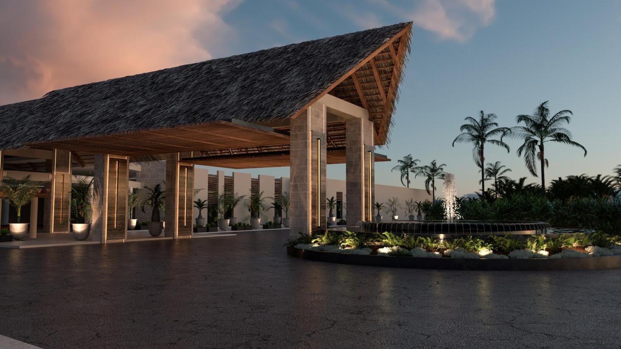 Breathless Punta Cana Resort & Spa (Adults Only) Exteriér fotografie The entrance of the resort